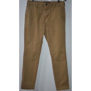Aeropostale Skinny Fit Chino Pants Men's Size 31/32 Tan Cotton Stretch 31 inseam